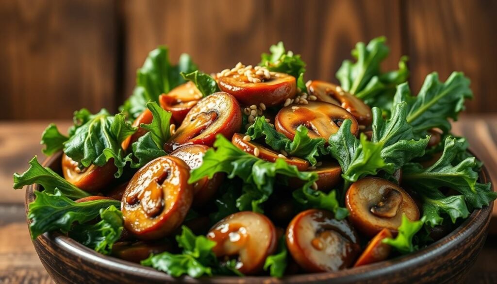 Kale and Mushroom Stir-Fry