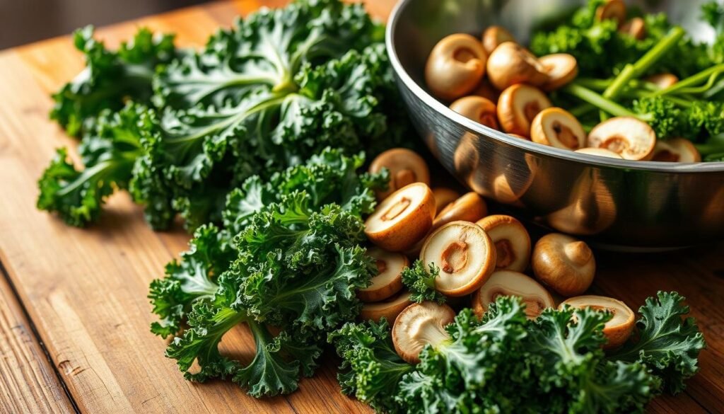 Kale and Mushroom Stir-Fry