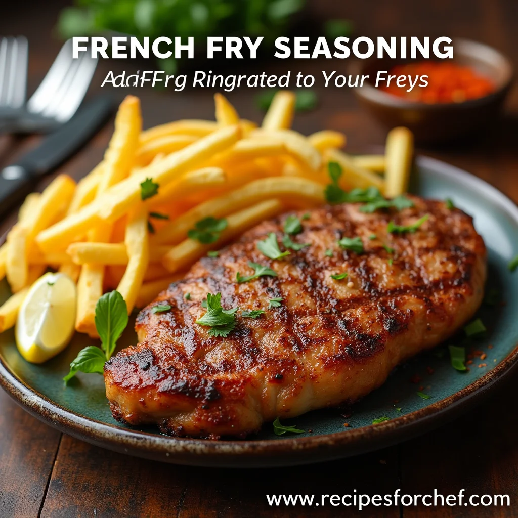 French Fry Seasoning