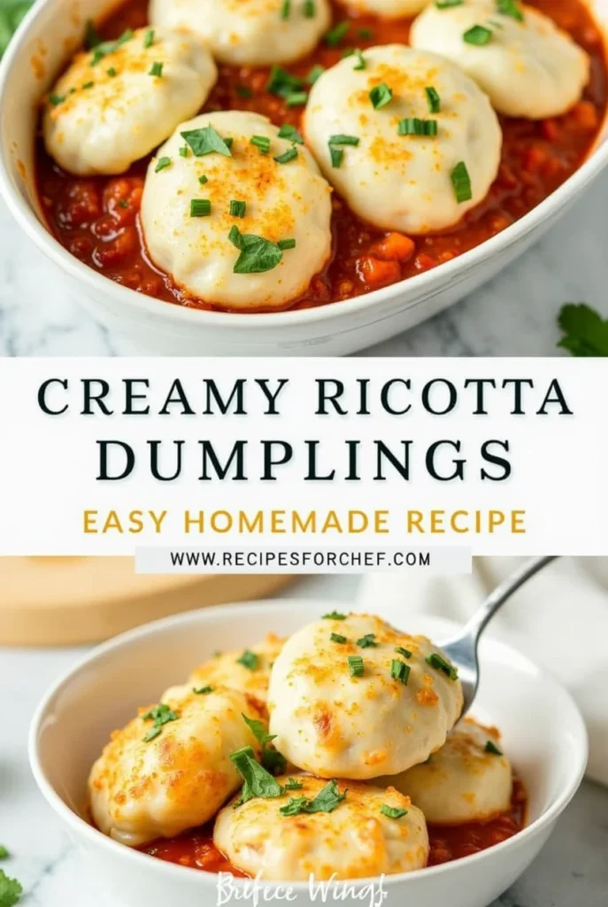 Ricotta Dumplings