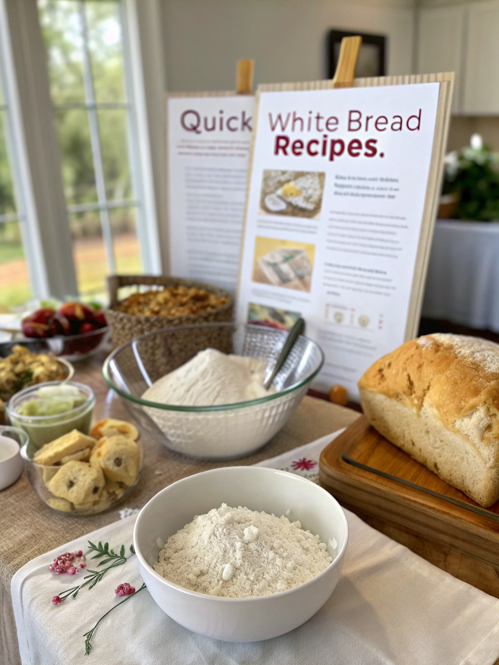 quick white bread recipes