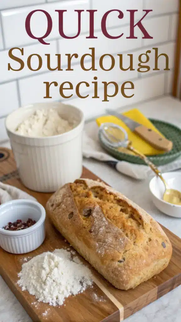 quick sourdough bread recipe