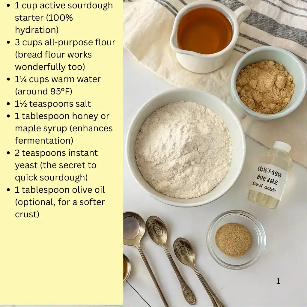 quick sourdough bread recipe
