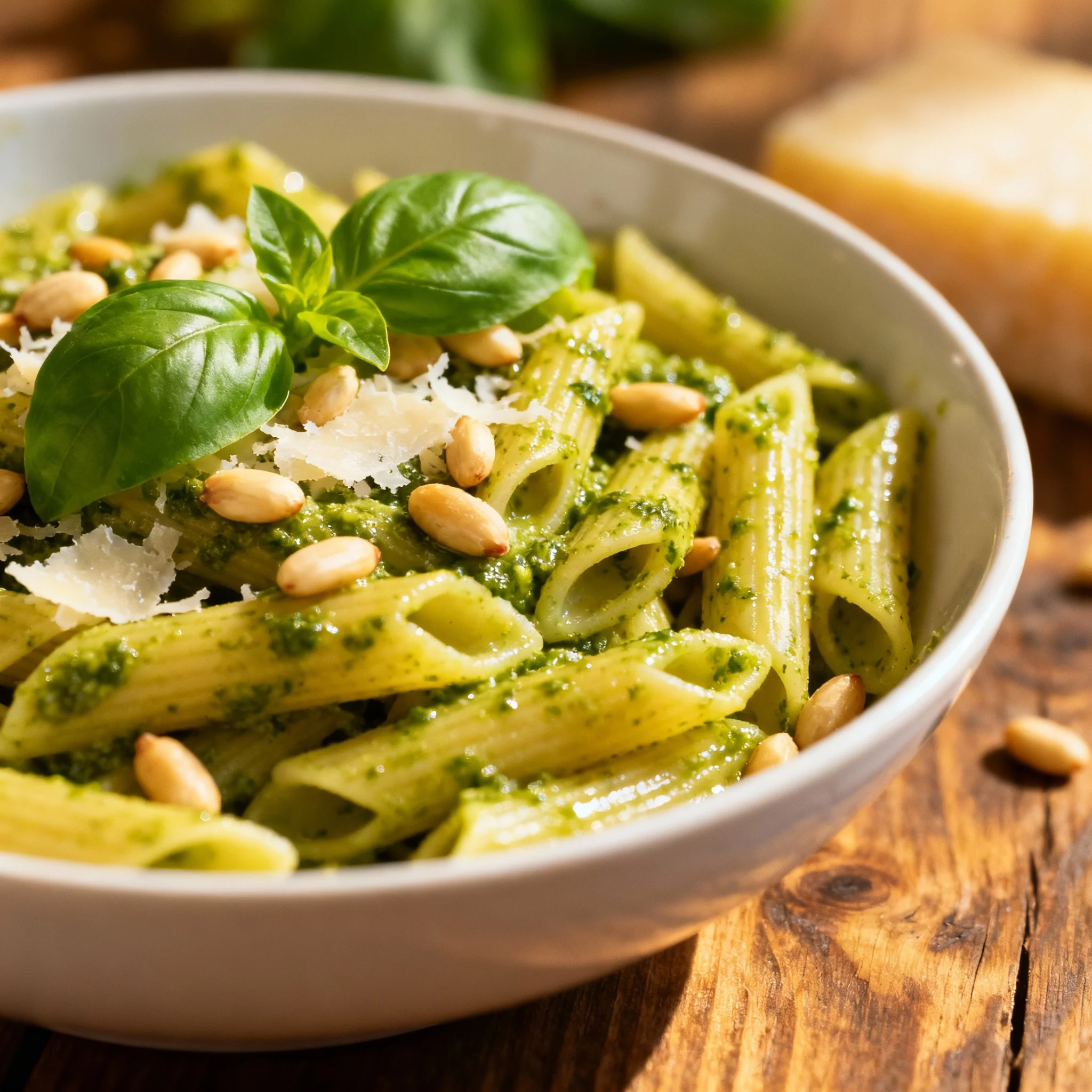 Homemade Pesto Pasta